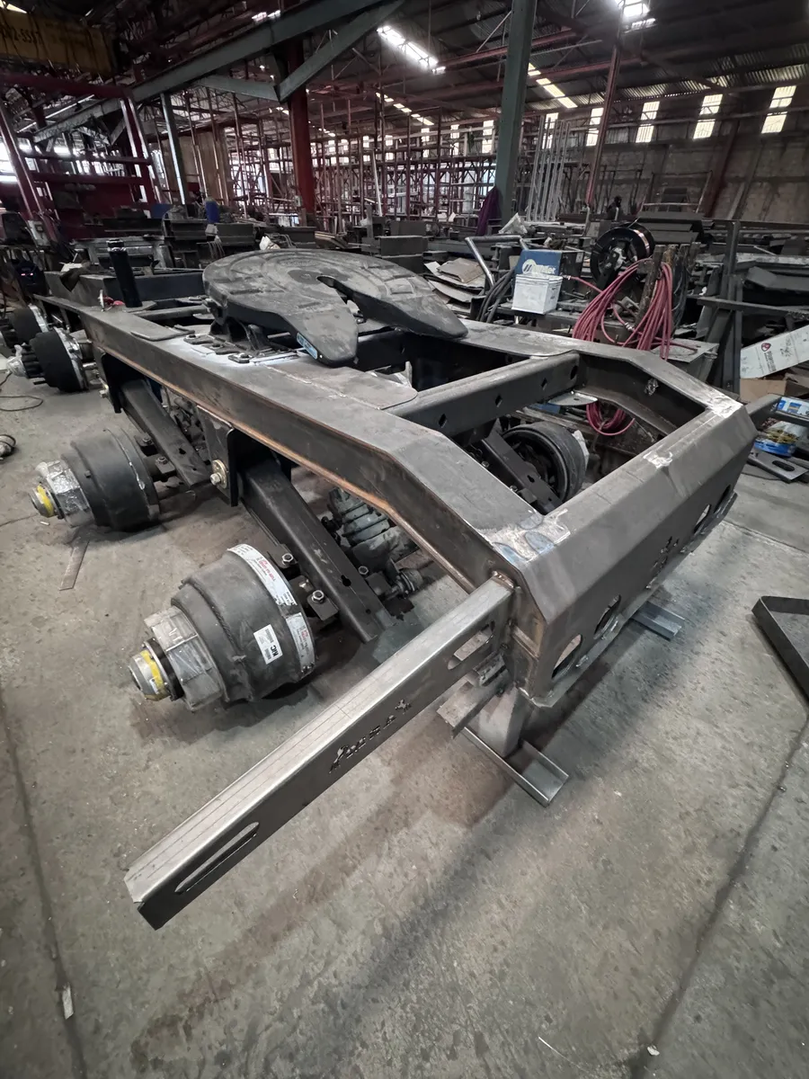 Estructura de chasis en fabricación en planta MSA